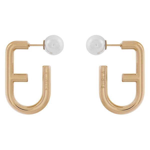 Kolczyki Furla. Żółte kolczyki damskie Furla, złote. Za 199.99 zł.