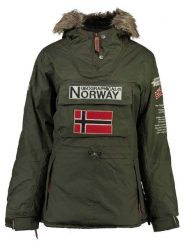 Geographical Norway Parka "Boomera" w kolorze khaki rozmiar: L. Brązowe parki damskie Geographical Norway, l, z futra, bez kaptura. Za 228.38 zł.