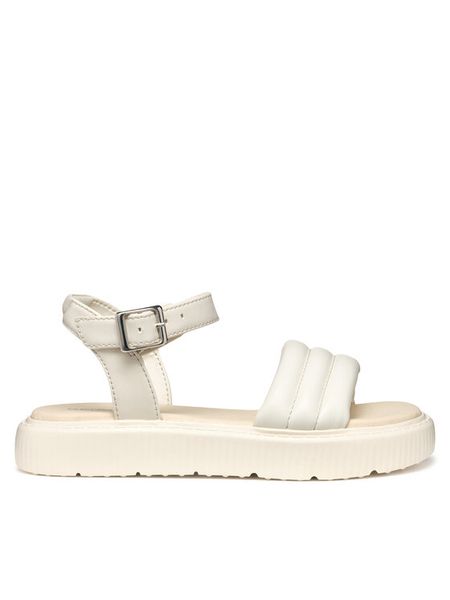 Geox Sandały J Kodette Gir J55DBA 000BC C1058 M Écru. Sandały dziewczęce Geox, ze skóry, bez obcasa, bez zapięcia. Za 259.99 zł.