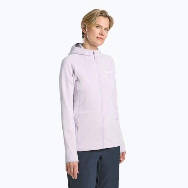 Bluza damska Jack Wolfskin Baiselberg Hooded FZ. Czerwone bluzy damskie Jack Wolfskin, l, bez wzorów, z materiału, bez kaptura. Za 359.99 zł.