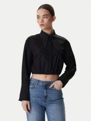 Vero Moda Koszula Melli 10330520 Czarny Regular Fit. Czarne koszule damskie Vero Moda, xs, bez wzorów, z bawełny, bez kołnierzyka, bez ramiączek. Za 269.99 zł.