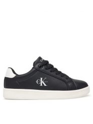 Calvin Klein Sneakersy V3X9-83284-1355X M Czarny. Czarne buty sportowe chłopięce Calvin Klein, ze skóry, bez zapięcia. Za 349.99 zł.