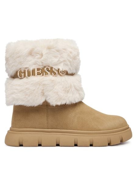 Guess Śniegowce FLFMEL ELE10 Beżowy. Brązowe śniegowce damskie Guess. Za 634.99 zł.