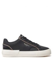 Pepe Jeans Sneakersy PLS31580 Czarny. Czarne obuwie sportowe damskie Pepe Jeans, z jeansu, bez zapięcia. Za 189.99 zł.