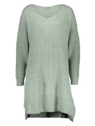 Sublevel Sukienka w kolorze zielonym rozmiar: XL. Zielone sukienki damskie Sublevel, bez wzorów, ze splotem, bez ramiączek. Za 74.11 zł.