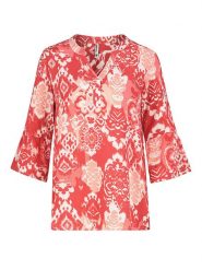 Sublevel Bluzka w kolorze czerwonym rozmiar: M. Czerwone bluzki damskie Sublevel, m, bez wzorów, z wiskozy, klasyczne, bez kołnierzyka, bez ramiączek. Za 82.99 zł.