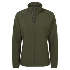 Kurtka Damska Expert Basecamp Soft Shell. Zielone kurtki damskie Craghoppers, bez wzorów, z softshellu, bez kaptura. Za 254.99 zł.