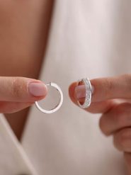 Heliophilia Srebrne kolczyki-kreole rozmiar: onesize. Szare kolczyki damskie Heliophilia, srebrne. Za 181.76 zł.