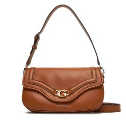 Torebka Guess. Brązowe torebki klasyczne damskie Guess, bez dodatków. Za 419.99 zł.