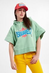 Bluza z kapturem damska DSQUARED2. Bluzy damskie Dsquared2, xs, bez wzorów, z kapturem. W wyprzedaży za 1,396.85 zł.