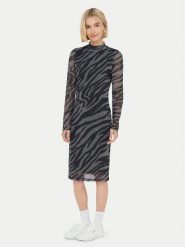 ONLY Sukienka codzienna Erica 15355845 Szary Regular Fit. Szare sukienki damskie Only, bez wzorów, z syntetyku, bez ramiączek. Za 129.99 zł.