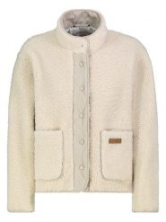 Sublevel Kurtka polarowa w kolorze kremowym rozmiar: XL. Brązowe kurtki damskie Sublevel, xl, bez wzorów, z polaru, bez kaptura. Za 239.95 zł.