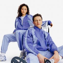 Bluza dresowa unisex Yestalgia. Fioletowe bluzy damskie Decathlon, l, bez wzorów, z dresówki, bez kaptura. Za 159.99 zł.