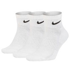 Skarpetki Nike Nike Codziennie Lekkie 100 Dorosłych. Białe skarpetki damskie Nike, bez wzorów, z bawełny. Za 69.00 zł.