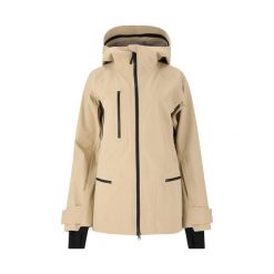 Damska kurtka narciarska SOS Lipno. Brązowe kurtki damskie SOS, na zimę, bez wzorów, bez kaptura. W wyprzedaży za 1,376.00 zł.