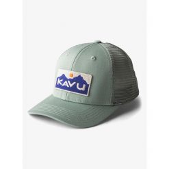 Czapka z daszkiem Kavu Above Standard - chinois green. Zielone czapki z daszkiem damskie KAVU, bez wzorów. Za 146.99 zł.