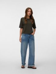 Vero Moda Sweter w kolorze khaki rozmiar: S. Brązowe swetry klasyczne damskie Vero Moda, s, bez kołnierzyka. Za 73.95 zł.