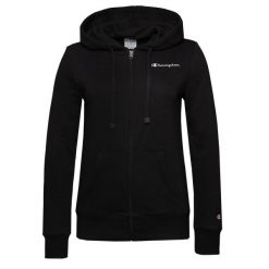 Bluza sportowa damska Champion Hooded Full Zip Sweatshirt. Czarne bluzy damskie Champion, xs, bez wzorów. Za 286.00 zł.