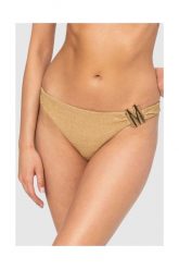 MOSCHINO Złoty dół od bikini. Żółte bikini MOSCHINO, bez wzorów. W wyprzedaży za 199.99 zł.