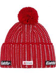Eisbär Czapka "Ronda" w kolorze czerwono-szarym rozmiar: onesize. Czerwone czapki damskie Eisbär, bez wzorów, z wełny. Za 118.56 zł.