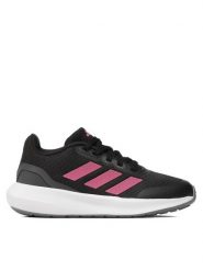 Adidas Buty do biegania RunFalcon 3 Sport Running Lace Shoes HP5838 Czarny. Czarne buty sportowe dziewczęce Adidas, z materiału, bez zapięcia. Za 139.99 zł.