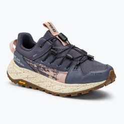 Buty trekkingowe damskie Jack Wolfskin Terraquest Low. Niebieskie obuwie trekkingowe damskie Jack Wolfskin, z materiału, bez zapięcia. Za 399.99 zł.