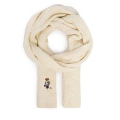 Szalik Polo Ralph Lauren. Białe szaliki damskie Polo Ralph Lauren, bez wzorów. Za 599.99 zł.
