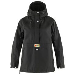 Kurtka turystyczna damska Fjallraven Vardag Anorak. Szare kurtki damskie Fjällräven, xs, bez wzorów, z materiału, bez kaptura. Za 1,078.60 zł.