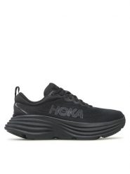 Hoka Buty do biegania Bondi 8 1127952 Czarny. Czarne obuwie sportowe damskie HOKA, z materiału, bez zapięcia, do biegania. Za 499.99 zł.