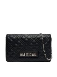 LOVE MOSCHINO Torebka JC4079PP1NLA000B Czarny. Czarne torebki wieczorowe damskie Love Moschino, bez wzorów, ze skóry, bez dodatków. Za 399.99 zł.