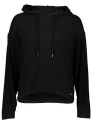 Herrlicher Bluza w kolorze czarnym rozmiar: XS. Czarne bluzy damskie Herrlicher, xs, bez wzorów, bez kaptura. Za 87.81 zł.