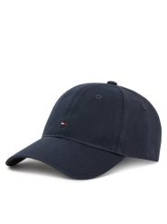 Tommy Hilfiger Czapka z daszkiem Essential Flag Soft Cap AW0AW17632 Granatowy. Niebieskie czapki z daszkiem damskie Tommy Hilfiger, bez wzorów, z bawełny. Za 109.99 zł.