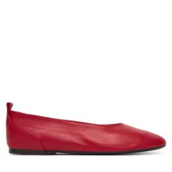 Baleriny Tamaris. Czerwone balerinki damskie Tamaris, bez wzorów. Za 299.99 zł.