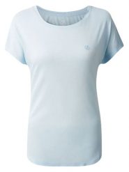 Dare 2b Koszulka sportowa "Persisting II Tee" w kolorze błękitnym rozmiar: 34. Niebieskie koszulki sportowe damskie Dare 2b, bez wzorów, z materiału, bez ramiączek, outdoorowe. Za 43.88 zł.