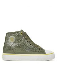 Mayoral Trampki 45613 Khaki. Brązowe trampki dziewczęce Mayoral, bez wzorów, z materiału, bez zapięcia. Za 139.99 zł.