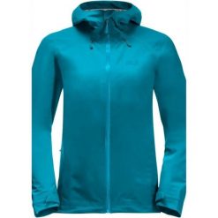 Kurtka Damska Highest Peak 3L. Niebieskie kurtki damskie Jack Wolfskin, l, bez wzorów, z materiału, z kapturem. Za 699.99 zł.
