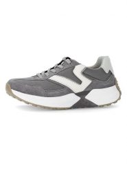 Gabor Skórzane sneakersy w kolorze szarym rozmiar: 40,5. Szare obuwie sportowe damskie Gabor, bez zapięcia. Za 250.94 zł.