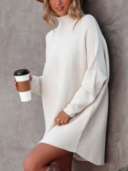 LA Angels Sukienka w kolorze białym rozmiar: S. Białe sukienki damskie LA Angels, bez wzorów, ze splotem, bez ramiączek. Za 179.22 zł.