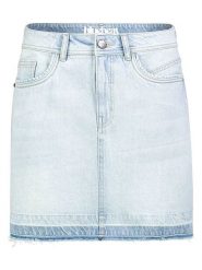 Sublevel Spódnica dżinsowa w kolorze błękitnym rozmiar: M. Niebieskie spódnice damskie Sublevel, m, z aplikacjami, ze skóry, klasyczne, mini. Za 82.99 zł.