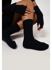 AUTHENTIC CASHMERE Kaszmirowe mitenki "Serre" w kolorze granatowym rozmiar: onesize. Niebieskie rękawiczki damskie AUTHENTIC CASHMERE, bez wzorów, z kaszmiru. Za 121.99 zł.