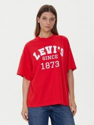 Levi's® T-Shirt Graphic 000G4-0022 Czerwony Relaxed Fit. Czerwone t-shirty damskie m, bez wzorów, z bawełny, bez kołnierzyka. Za 129.99 zł.