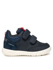 Geox Sneakersy B Hyroo Boy Wpf B365EA 032FU C0735 M Granatowy. Niebieskie buty sportowe chłopięce Geox, z nubiku, bez zapięcia. Za 299.99 zł.