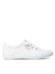 Skechers Tenisówki Bobs B Cute 33492/WHT Biały. Białe obuwie sportowe damskie Skechers, bez wzorów, z materiału, bez zapięcia. Za 189.99 zł.