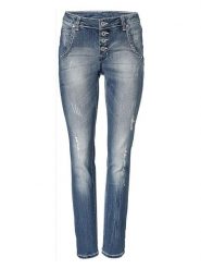 Heine Dżinsy - Regular fit - w kolorze niebieskim rozmiar: 44. Niebieskie jeansy damskie Heine. Za 186.19 zł.