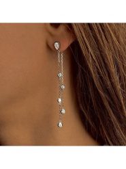 Les Petites Précieuses Srebrne kolczyki-wkrętki z cyrkoniami rozmiar: onesize. Szare kolczyki damskie Les Petites Précieuses, z cyrkonią, srebrne. Za 140.20 zł.