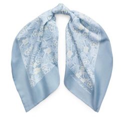 Chusta LAUREN RALPH LAUREN. Niebieskie chusty damskie Lauren Ralph Lauren, bez wzorów. Za 519.99 zł.