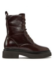 Gant Trzewiki Zandrin Mid Boot 27541381 Brązowy. Brązowe botki damskie Gant, ze skóry, bez obcasa, na płaskiej podeszwie, bez zapięcia. Za 1,019.00 zł.