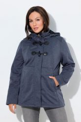 Damskie Kurtka softshellowa HYPRAR hydrofobowa guziki-kołki. Szare kurtki damskie Ulla Popken, plus size, bez wzorów, z materiału. Za 479.99 zł.