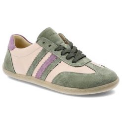 Półbuty barefoot damskie Armodo, skóra naturalna zamszowe wstawki miękka wyściółka klasyczne sznurowanie lekka i elastyczna podeszwa, zielone, n1299-. Zielone półbuty damskie Armodo, bez wzorów, ze skóry, bez obcasa, na płaskiej podeszwie, bez zapięcia. Za 359.00 zł.