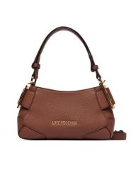 LOVE MOSCHINO Torebka JC4098PP1PLT1200 Brązowy. Brązowe torebki klasyczne damskie Love Moschino, ze skóry, bez dodatków. Za 949.99 zł.